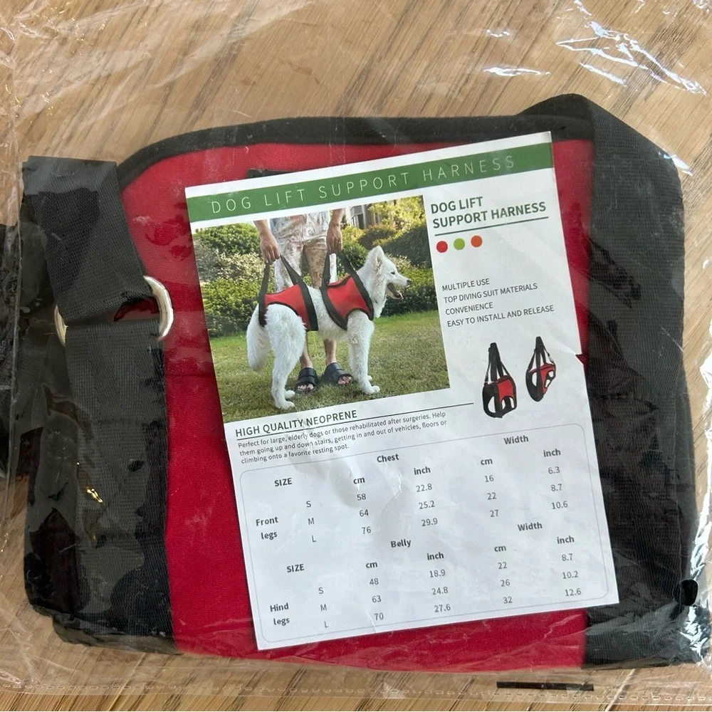 Dog Lift Support Harness - Size Small
